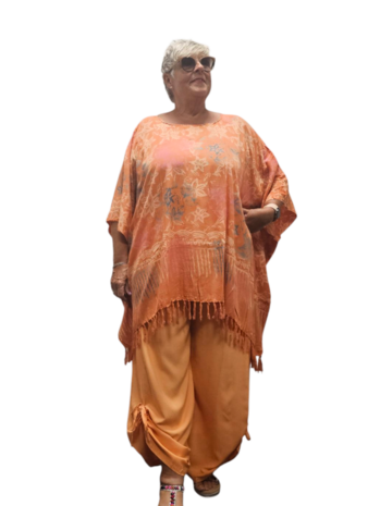 Sarongblouse 15 abricotflwr