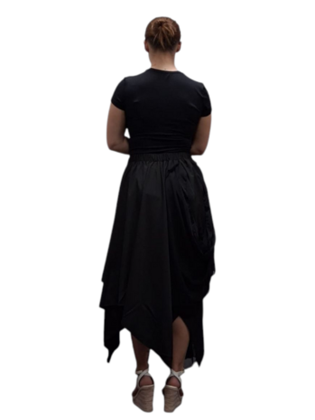 Rok-zwart-asymmetrische zoom