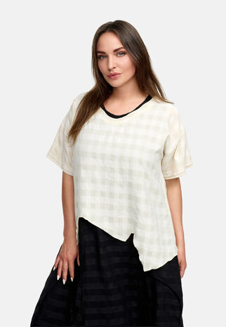 Kekoo shirt 'Vento' creme