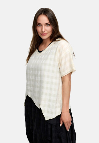 Kekoo shirt 'Vento' creme