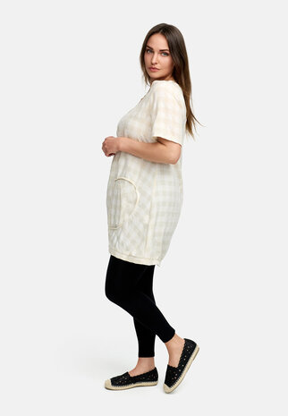 Kekoo tuniek 'Vento' creme