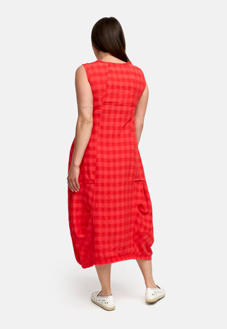 Kekoo jurk 'Vento' rood