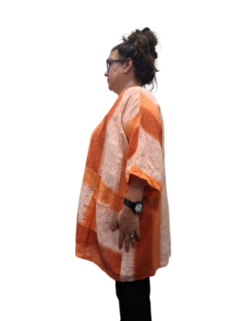 Tuniek La Bass oranje/wit