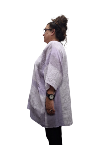 Tuniek La Bass lila/wit