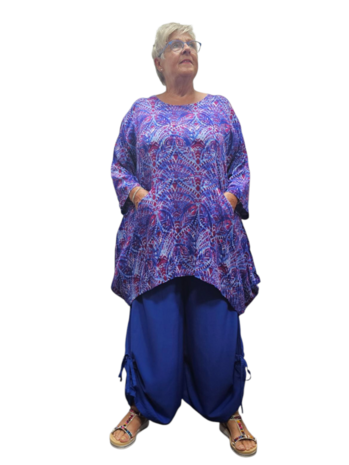 Tuniek Loes 04 blueredblk