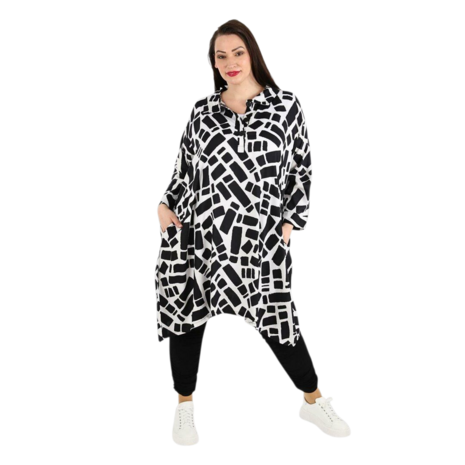 Zomerblouse Blicks in lichte popeline kwaliteit