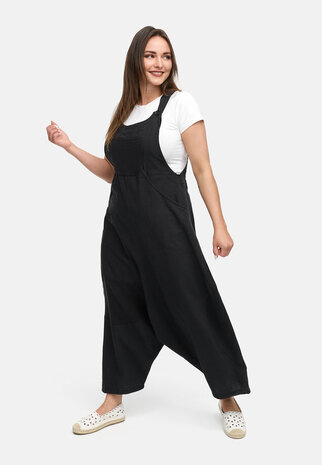 Kekoo tuinbroek 'Lino'- zwart