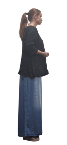 Shirt-zwart-A-lijn-100%-cotton