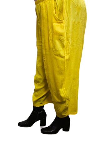 Broek  geel 100% katoen