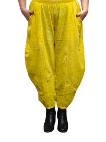 Broek  geel 100% katoen