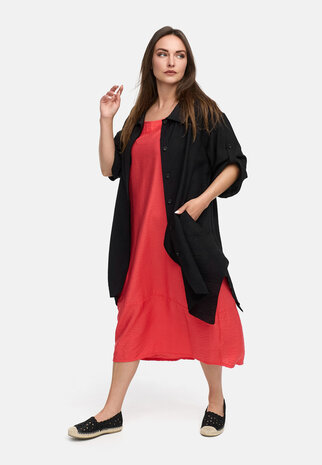 nakijken Kekoo lange blouse Ibiza zwart