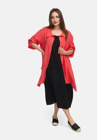 Kekoo lange blouse Ibiza rood