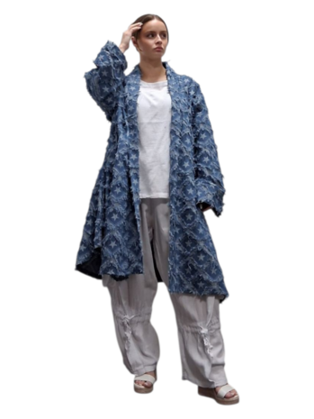  Cardigan Dreamstar blauw print