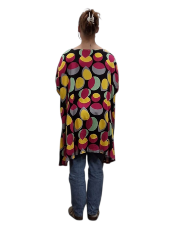 Zomerjas-blouse Maria in A-vorm van zachte linnenlook kwaliteit