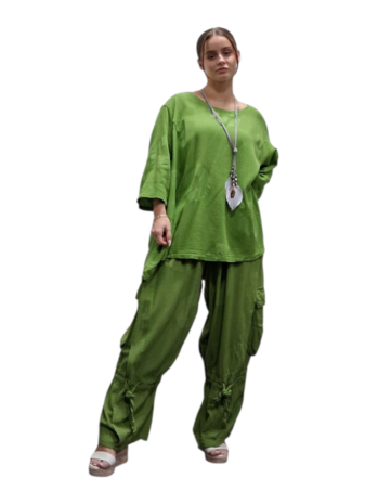 Shirt-groen-A-lijn-100-cotton