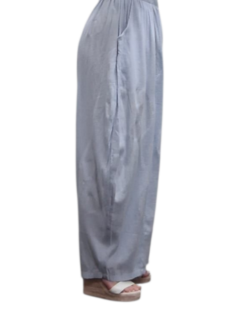 Broek ijsblauw 100% katoen