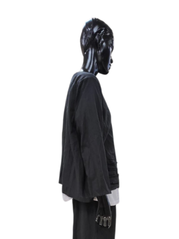 Jasje/vest zwart met knoopsluiting