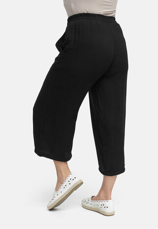 Kekoo Broek 7/8 Uni 'Serra' zwart