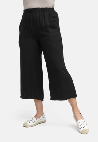 Kekoo Broek 7/8 Uni 'Serra' zwart