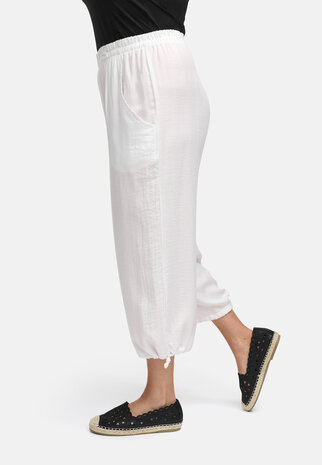 Kekoo Broek 7/8 Uni 'Serra' wit