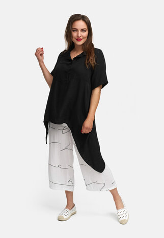 Kekoo lange blouse 'Serra' zwart