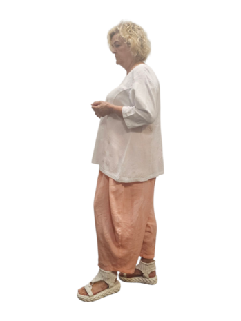 Shirt-A-lijn-100%-cotton-wit 
