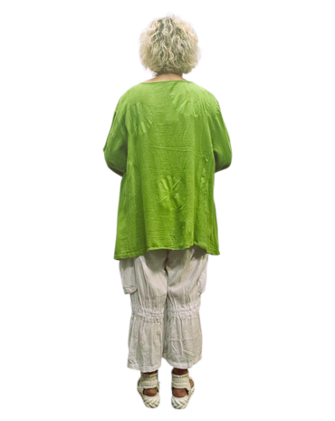 Shirt-groen-A-lijn-100-cotton