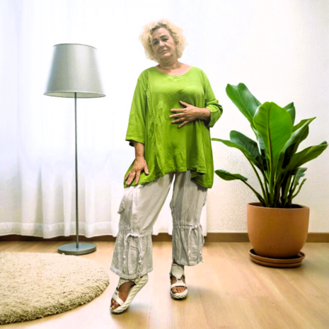 Shirt-groen-A-lijn-100-cotton