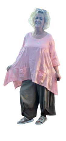 Shirt abrikoos 100% katoen
