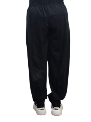 Wijde broek zwart 100% cotton