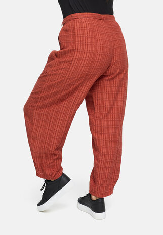 soepel vallende broek met centuur Terra