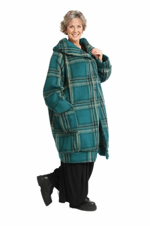 Chunky jas, geruit patrol