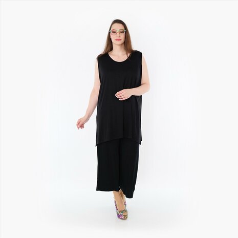 Mouwloze top Skye zwart