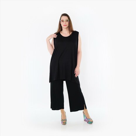 Mouwloze top Skye zwart