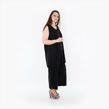 Mouwloze top Skye zwart