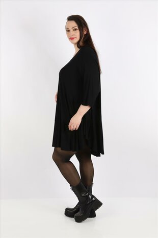 Basic Big shirt Skye zwart