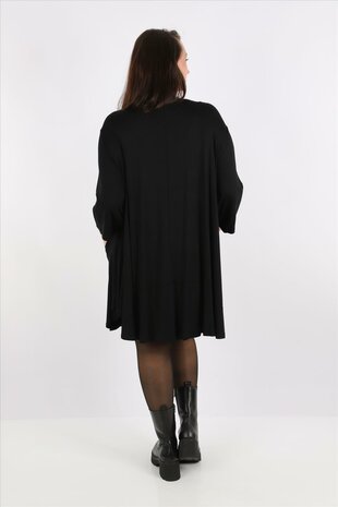 Basic Big shirt Skye zwart