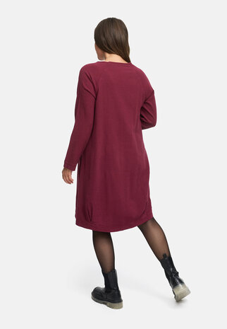 Lange tuniek steenrood