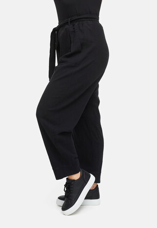 Broek met centuur zwart 