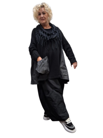 Prima Shirt, effen zwart