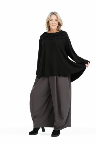 Prima Shirt, effen zwart