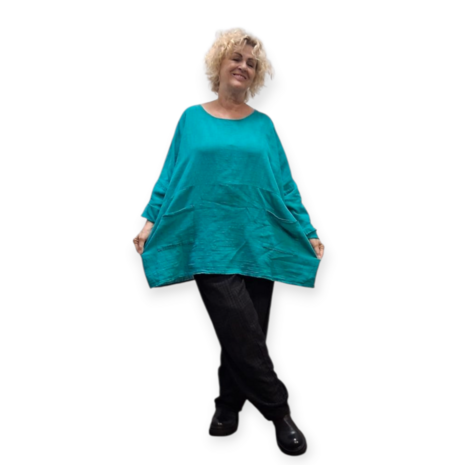 Tuniek ruim-vallende-aqua