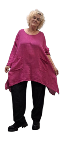 A lijn tuniek roze