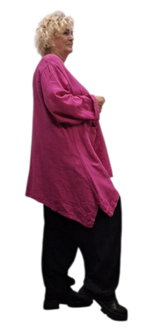 A lijn tuniek roze