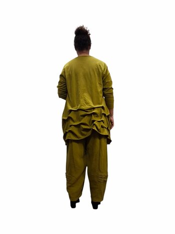 Tuniek groen met ophaaltjes