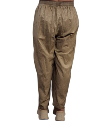 Wijde broek zand stonewashed