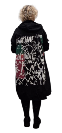 jurk zwart wit met leuke details
