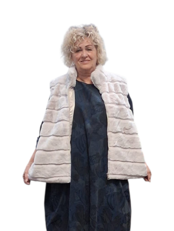 Leuke bodywarmer smoky grey