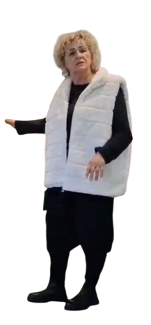 Leuke bodywarmer wit