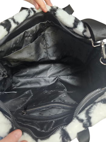 H4  luxe bag black-imitatiebont